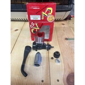 O.S. MAX 12CV Engine  OS Radio Control Used Item Red Silencer Muffler No Carb